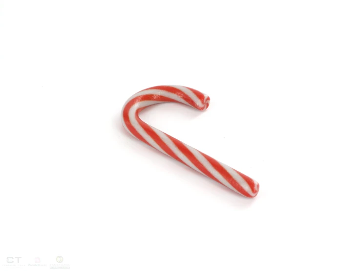 a candy cane on top of white background