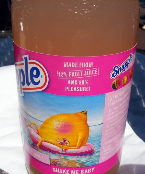 closeup of a jar filled with pure fruit juice