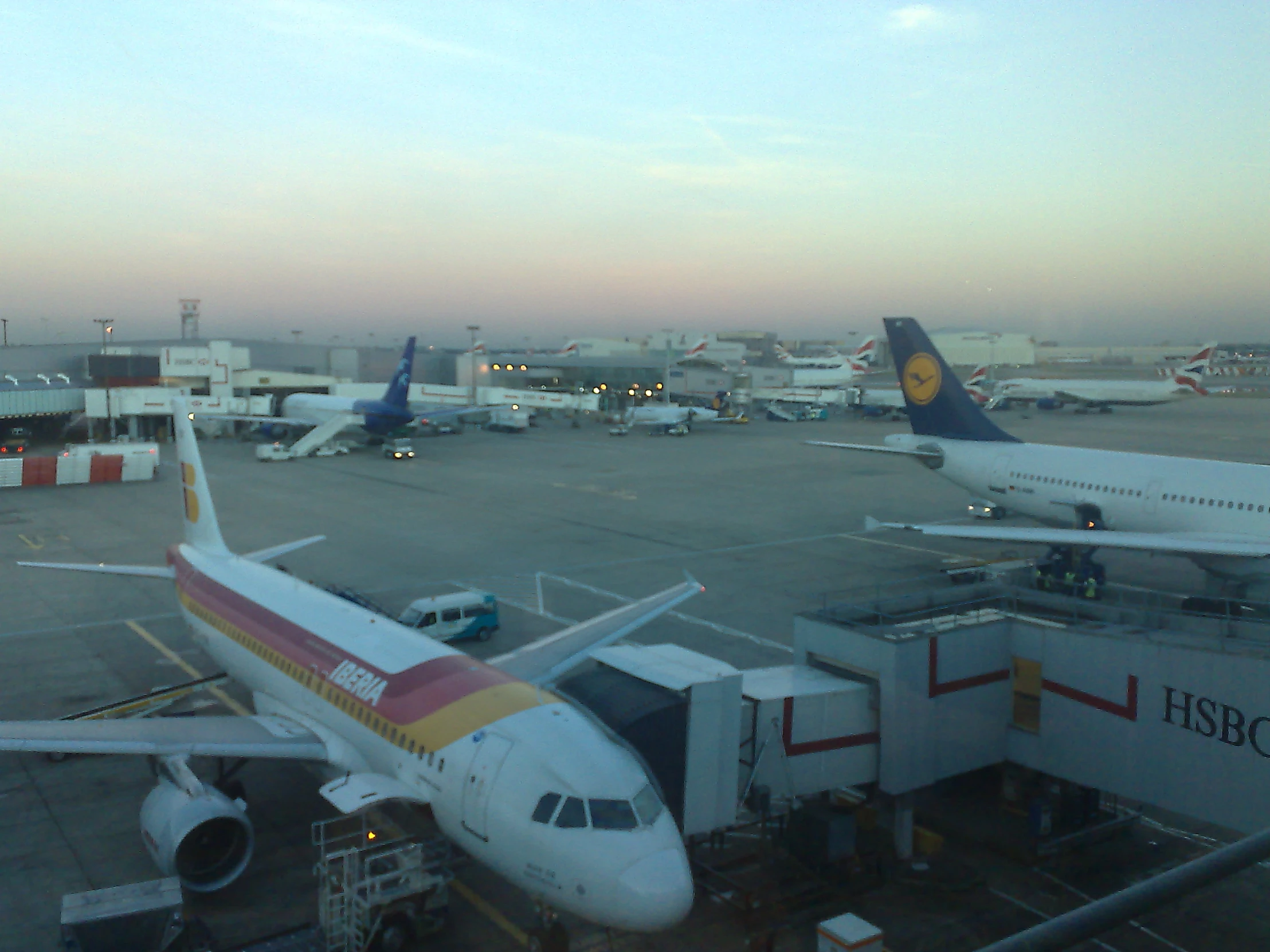 an airplane that is parked on the tarmac