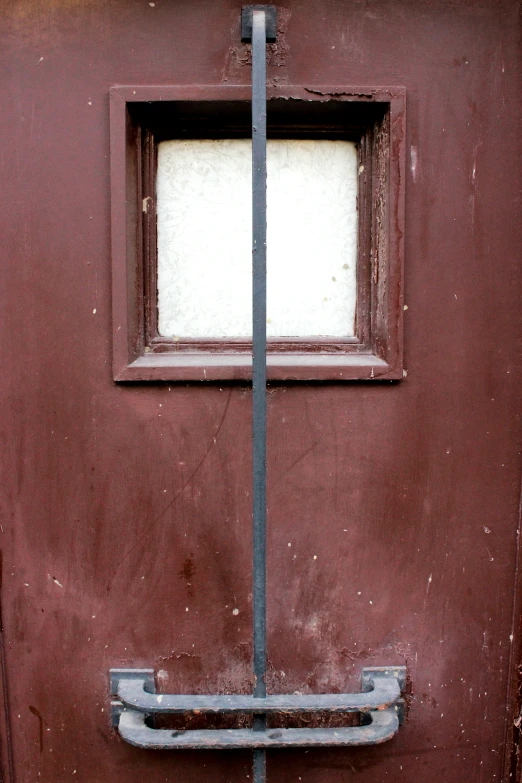 a small window on the side of a train
