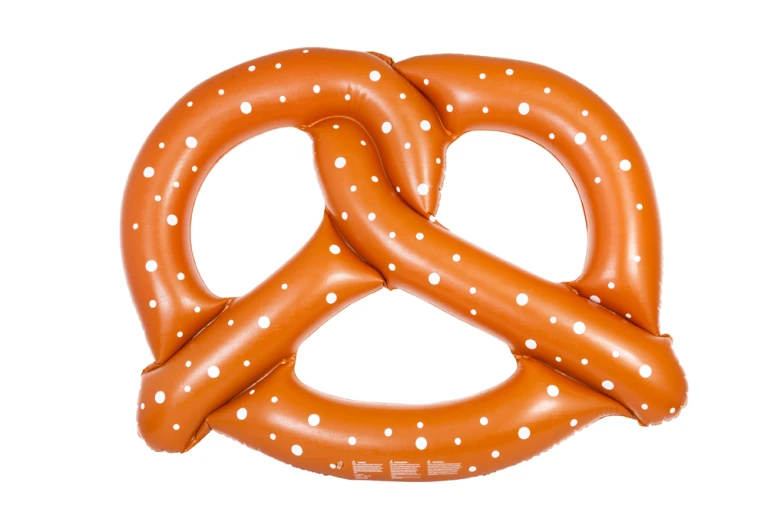 a pretzel is shaped like an interlocked substance