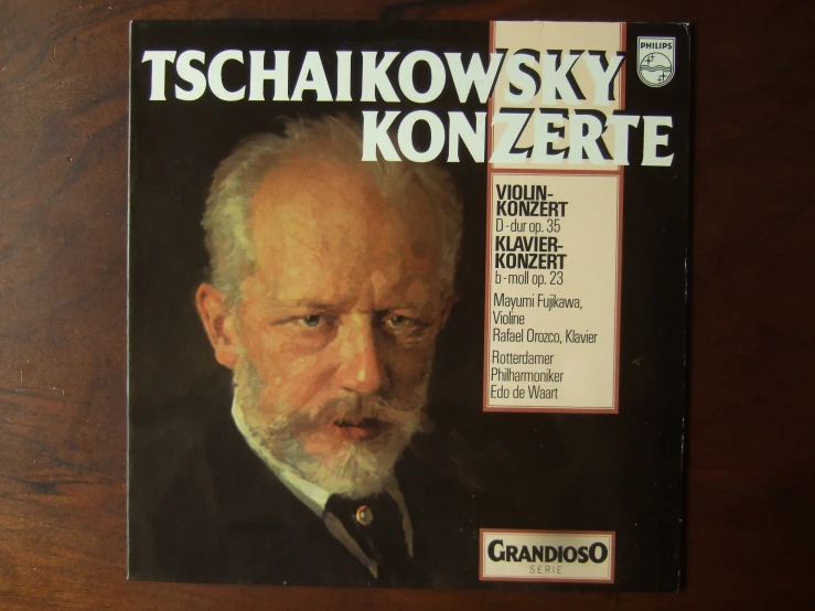 the cover of a magazine called tschaikowky kon zeret