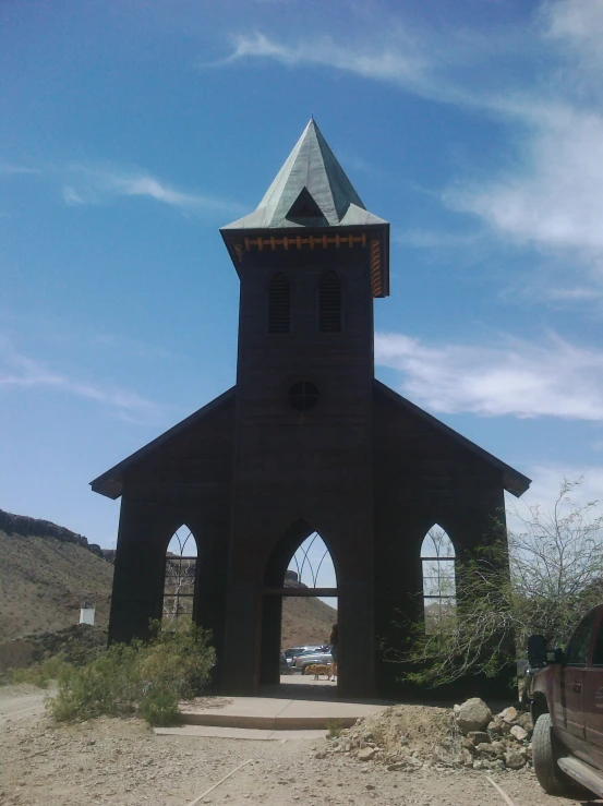 there is a old church in the middle of nowhere