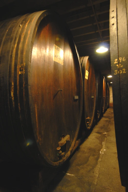 the wood is still attached to the barrels