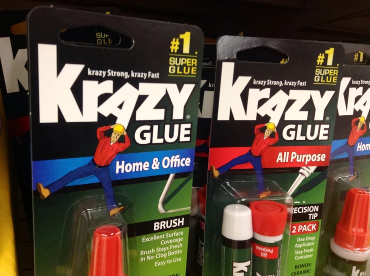 two boxes of krazzk krazzy wax glue for sale