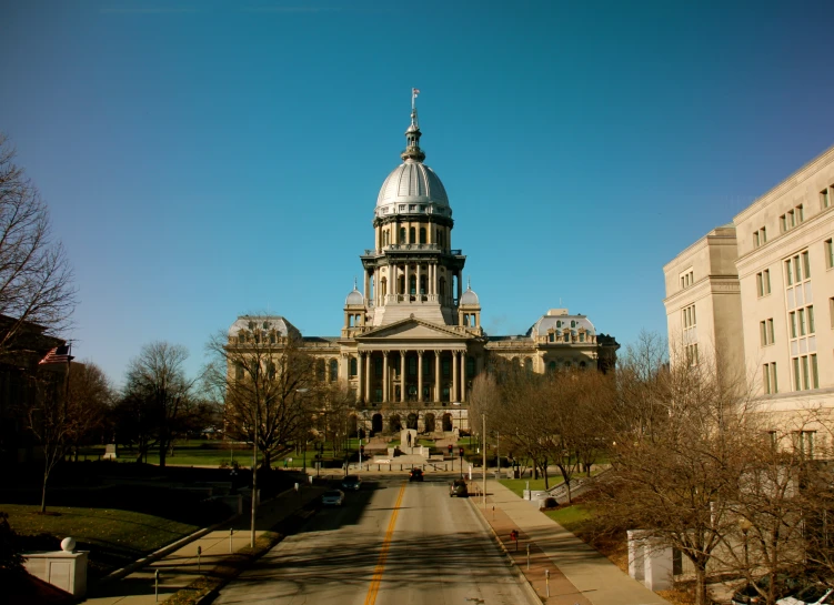 a large building with a domed steeple on top