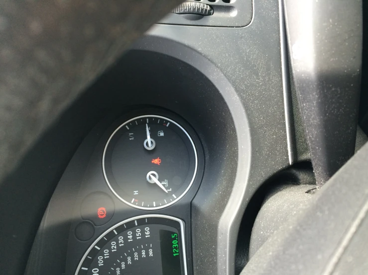 a close up of the interior dashboard of a vehicle