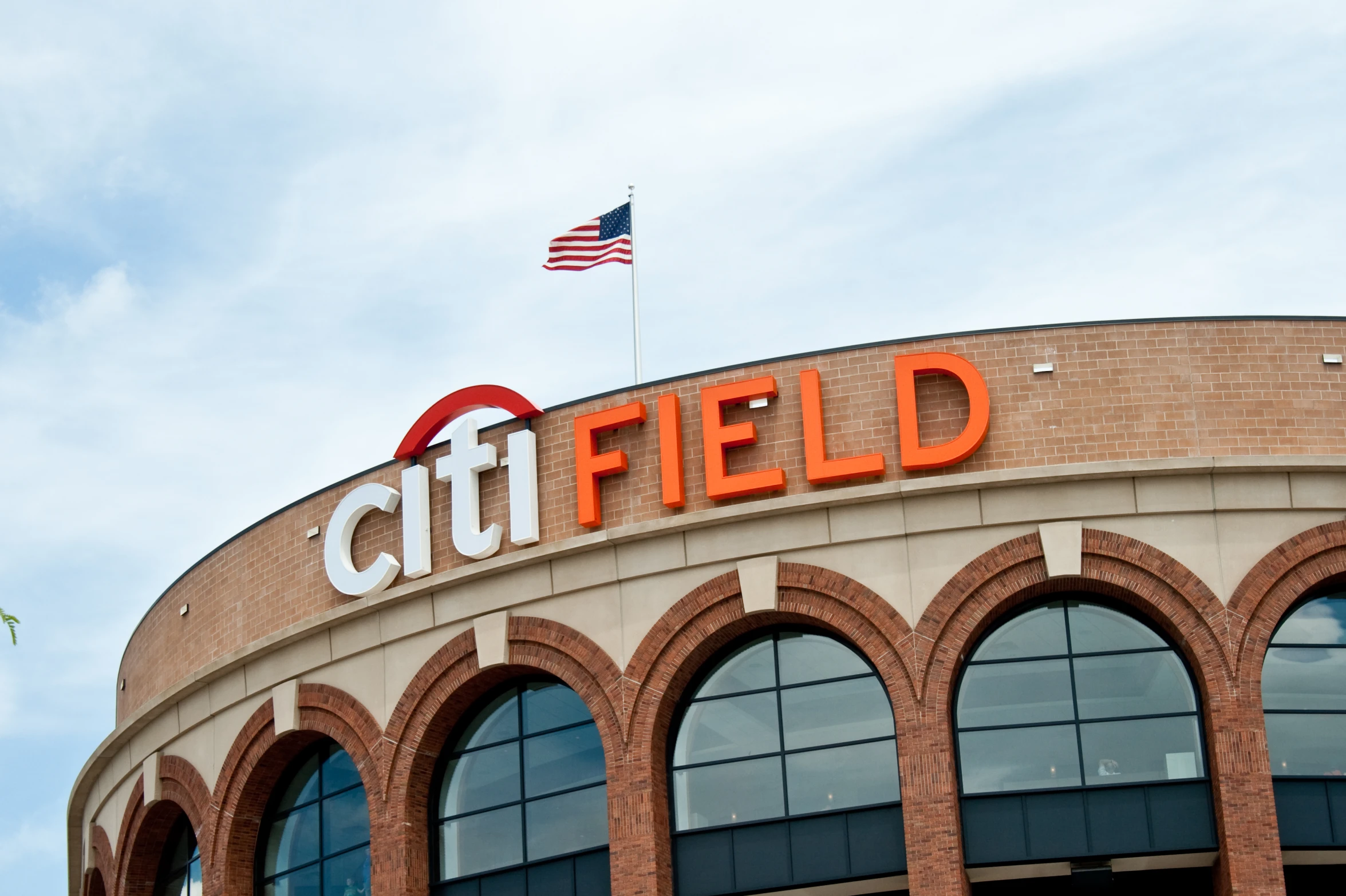 the word cififield on the side of a building