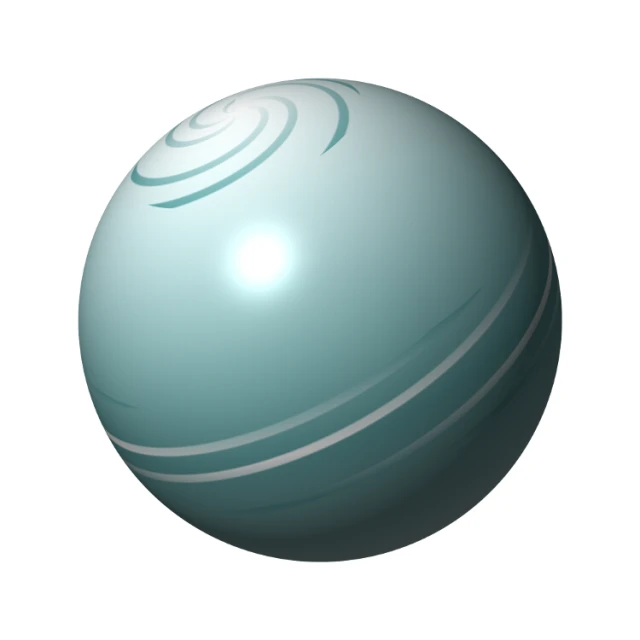 3d illustration of a ball on white background