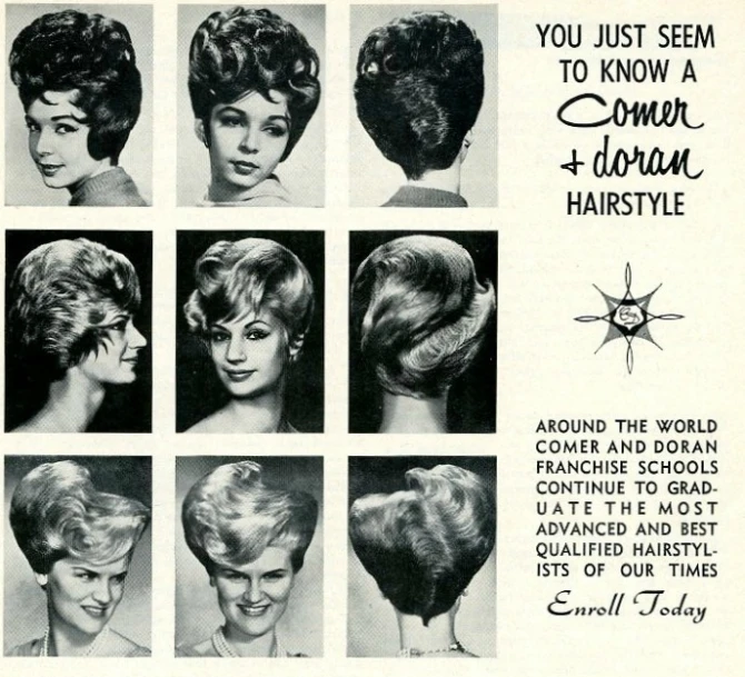 the hair in this ad was designed to make women look younger