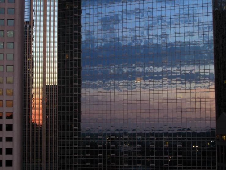 a window on a building with a sky view