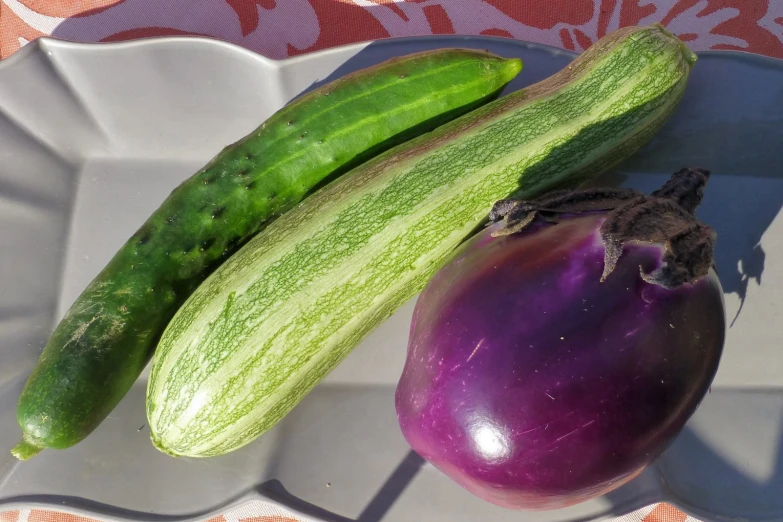 there are two green vegetables that have been dug in