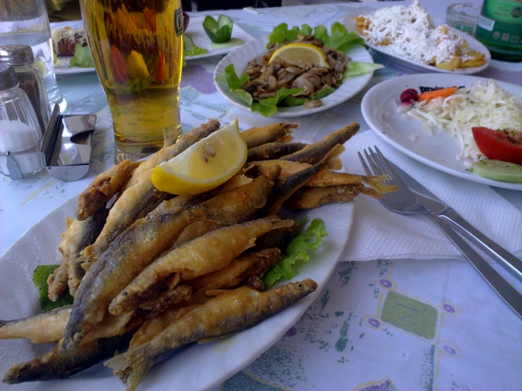 the meal is ready to be eaten at this restaurant