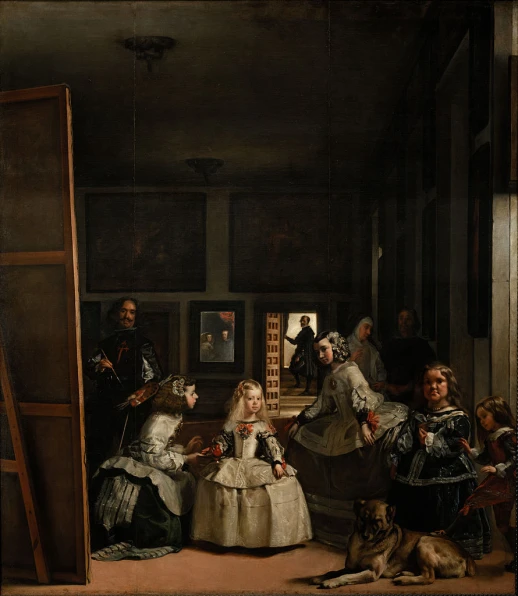 a painting of people wearing historical costumes