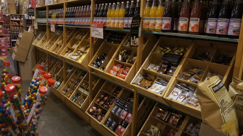 an image of a store with many drinks