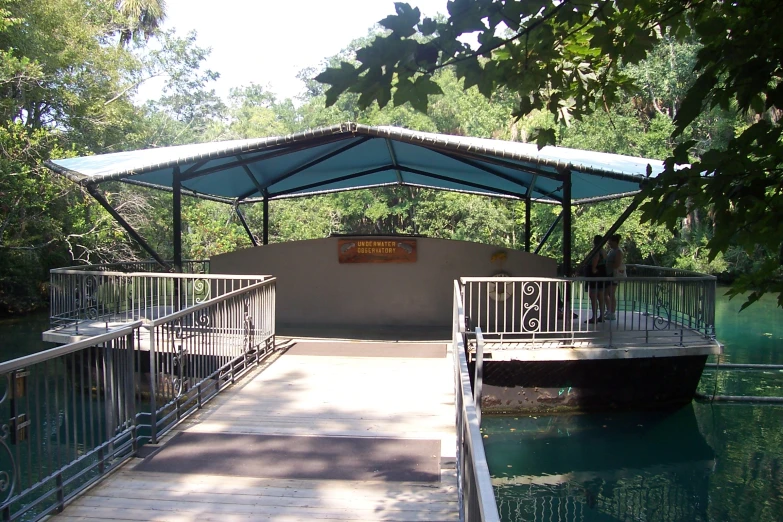 a bridge crossing over a body of water