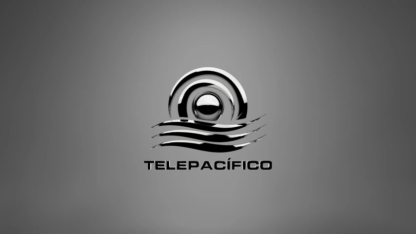 a black and white logo with the word telep pacifico