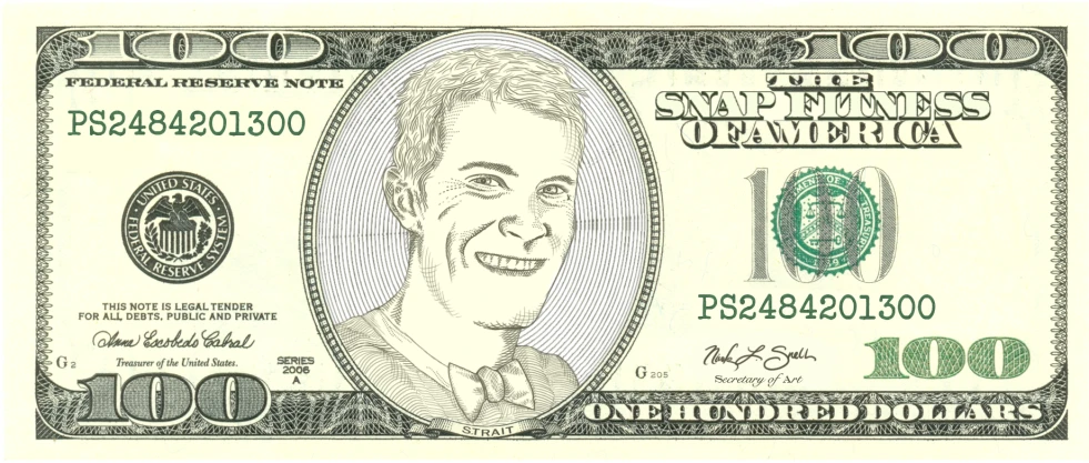 the face of george bush is depicted on a bill