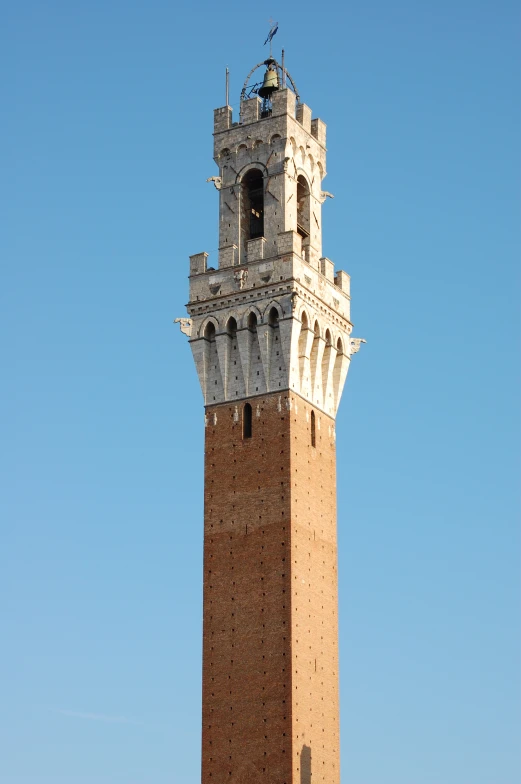 a tower that has a very tall clock on it