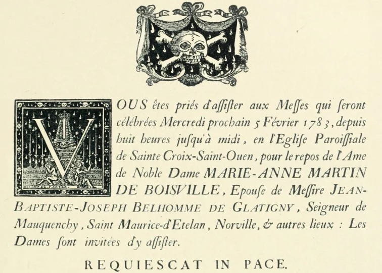 a paper with an image of a coat of arms