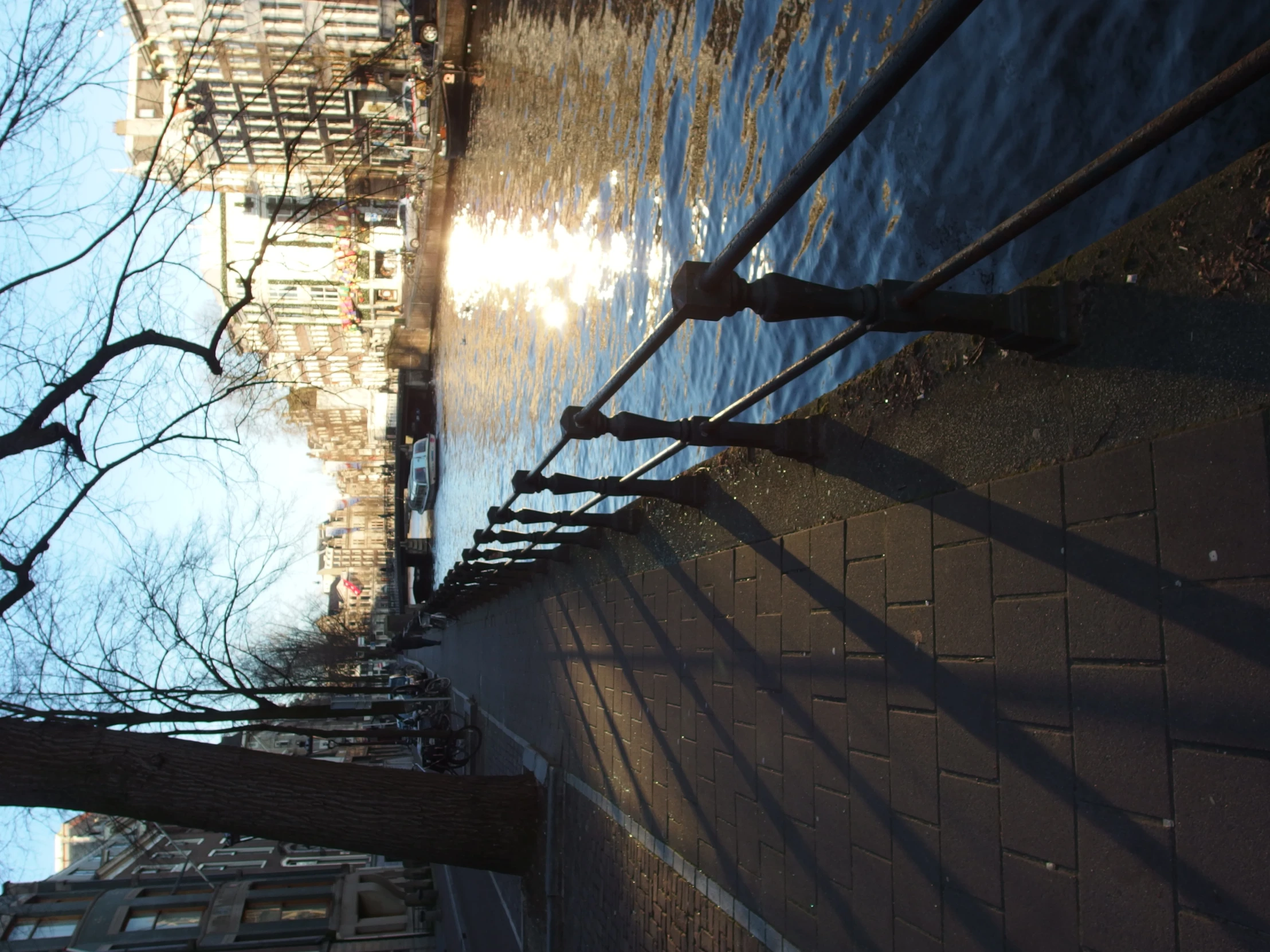 an image of a street on the water