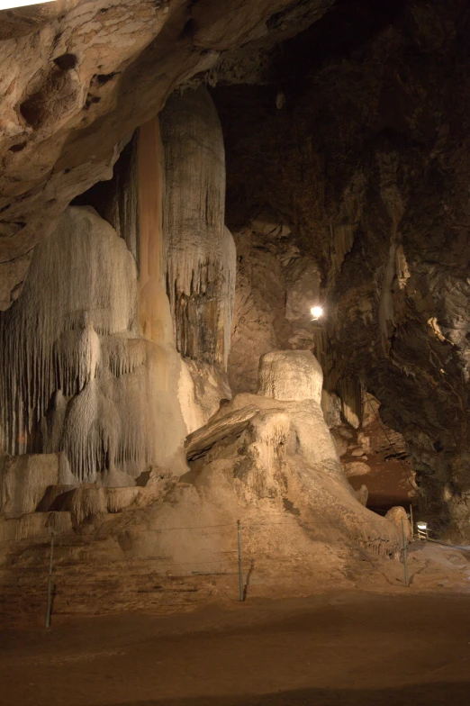 some big caves are filled with ice and water