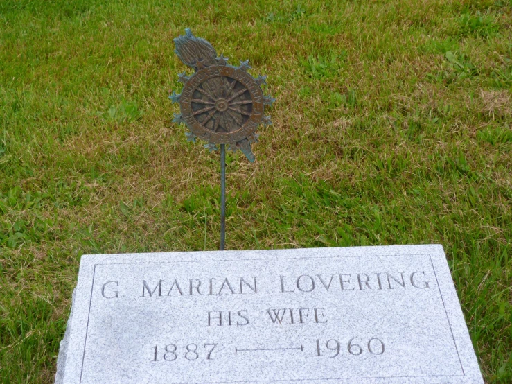 the marker for g marginal lowering his wife is shown