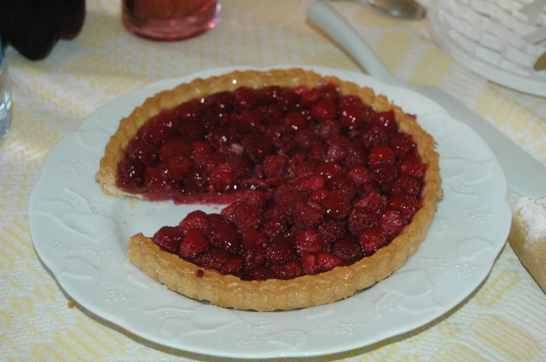 pie is half eaten and on the plate