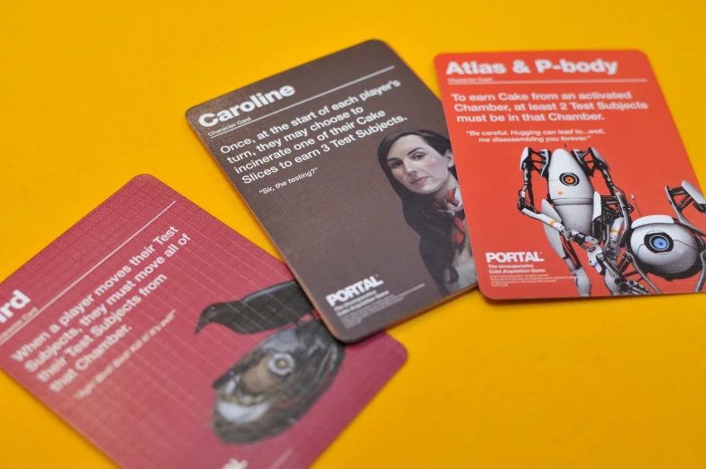 two cards showing a robot with a camera on it