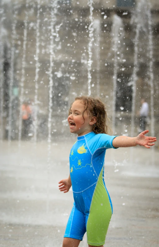 a  plays in a water spout