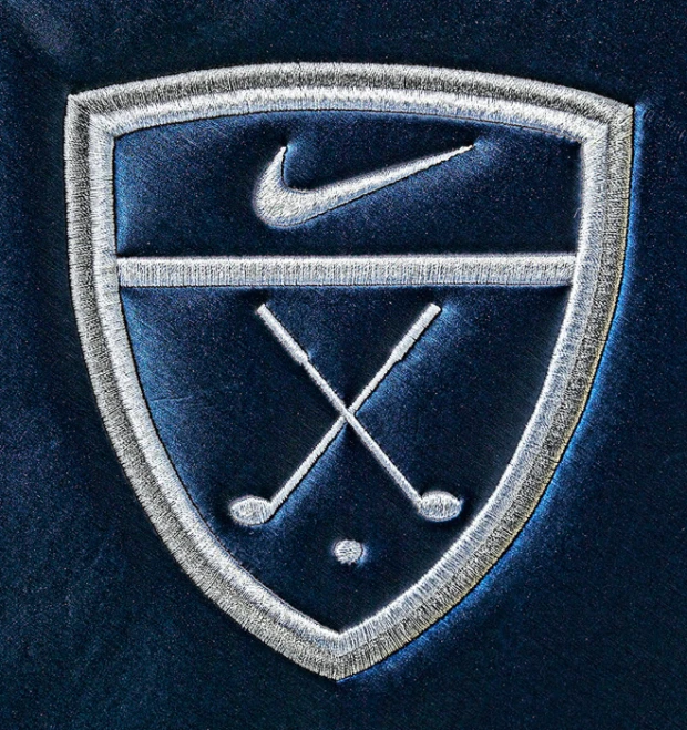 nike logo on the back of a football jersey
