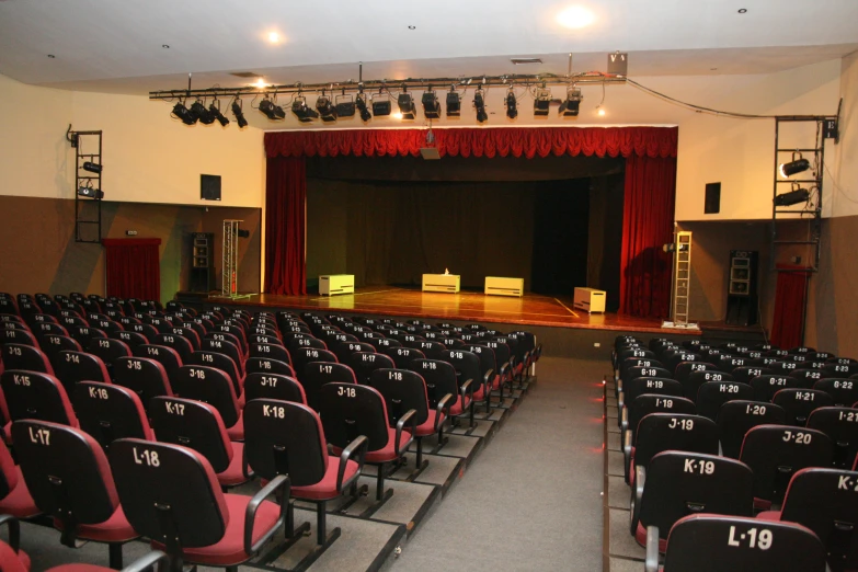 this is an image of a auditorium stage