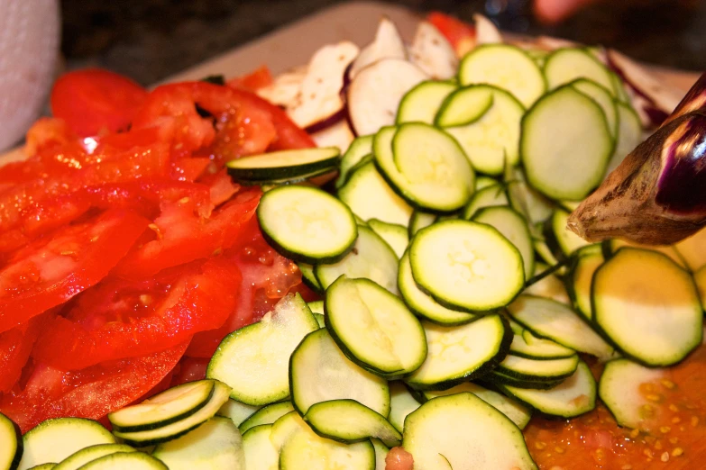 the vegetables are cut up into large chunks