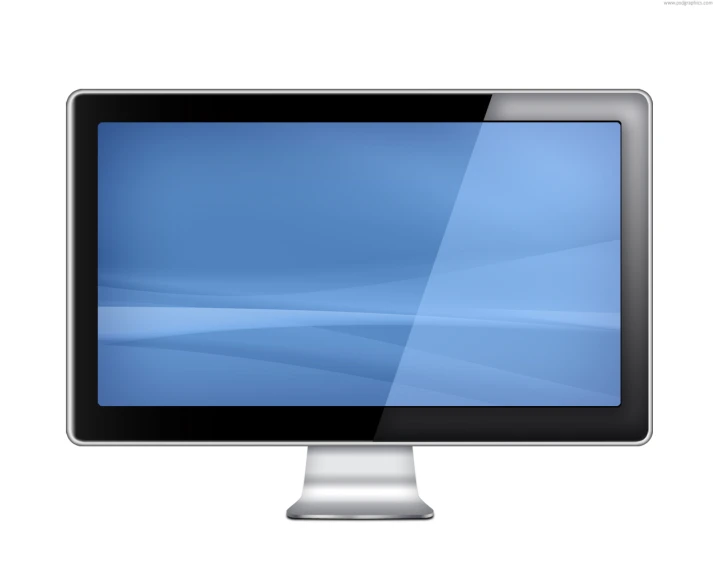 a computer monitor with an artistic image on the screen