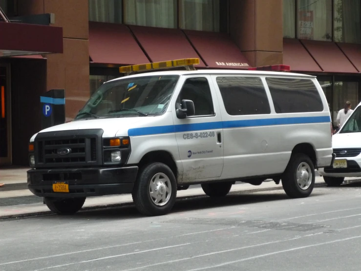 two police vehicles are parked next to each other