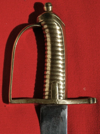 a knife resting inside of a decorative holder