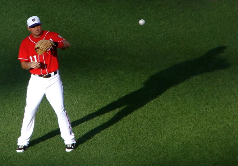 the pitcher is throwing a baseball in the field