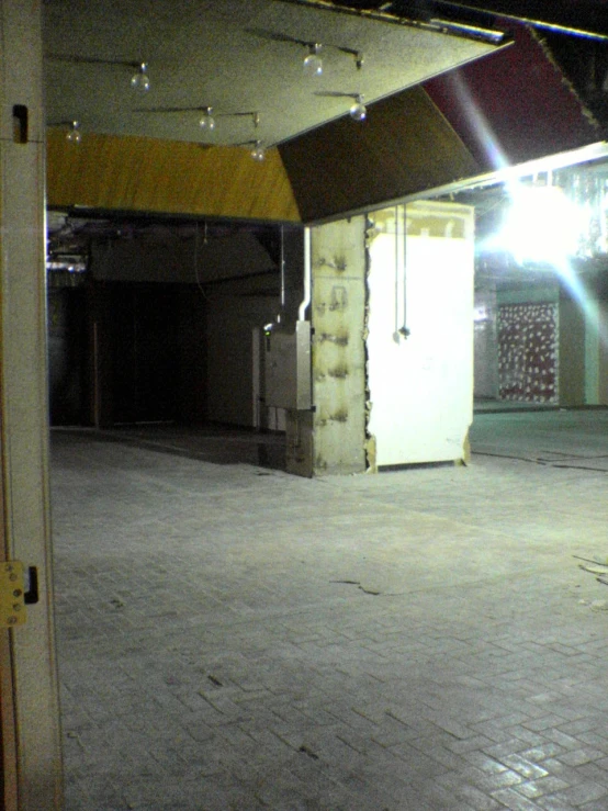 an empty and unused parking garage is pictured