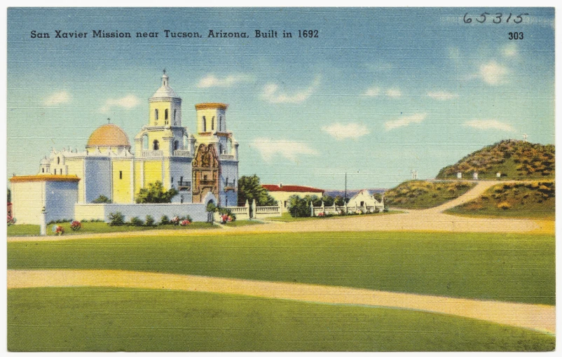 this is a postcard for san jose mission pacific railroad