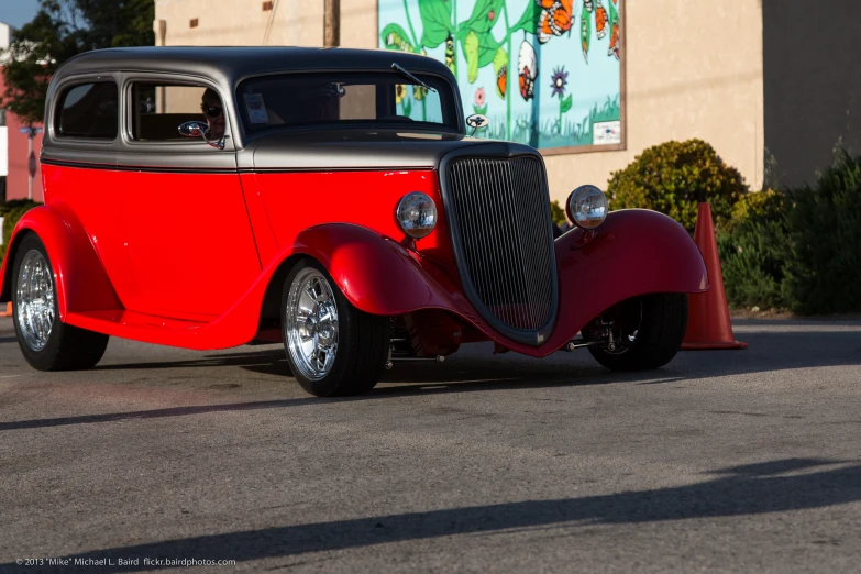 an old classic car with an elegant look