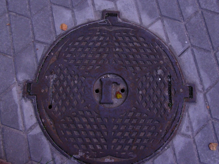 this is a manhole cover for a train