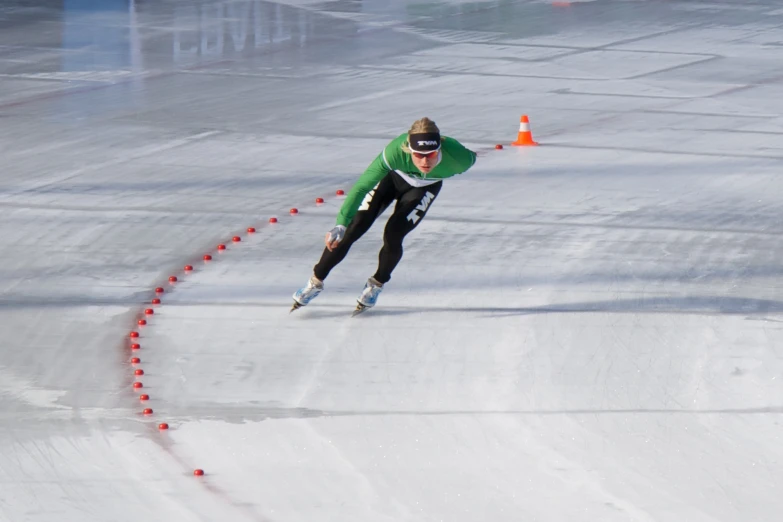 a woman on skis in the snow