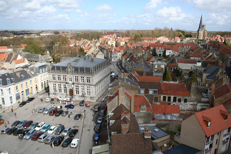 the town is full of many old buildings