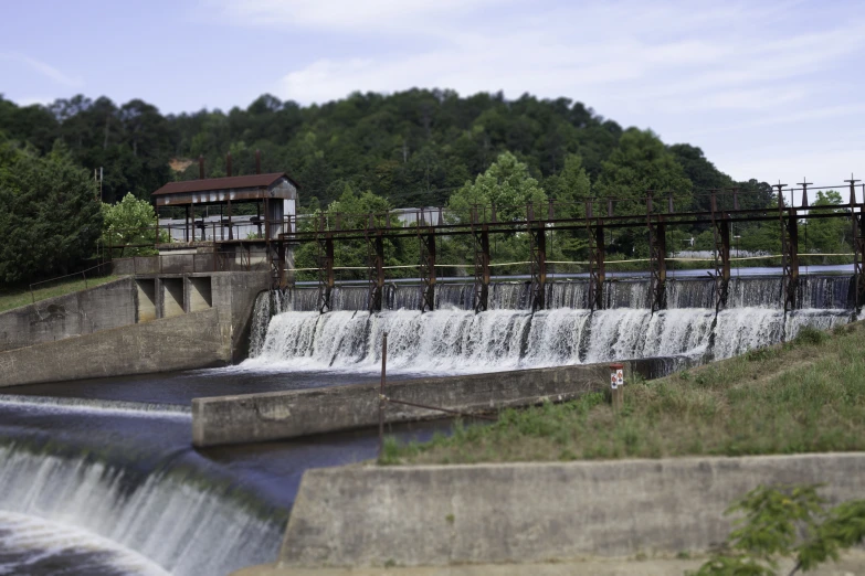 a large body of water that has rapids in it