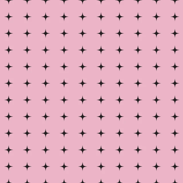 black stars on pink are shown with black lines