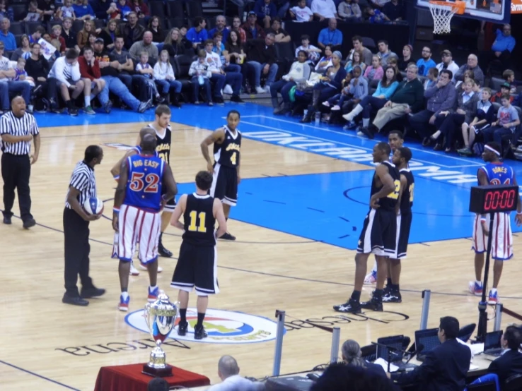 the basketball players have their name on their shirts