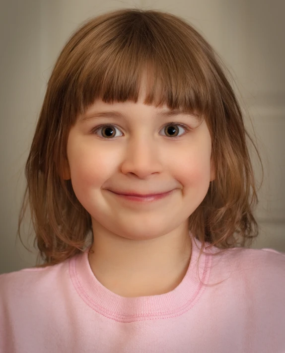 a little girl that is smiling at the camera