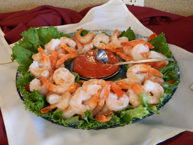 a dish full of food is being prepared on a plate