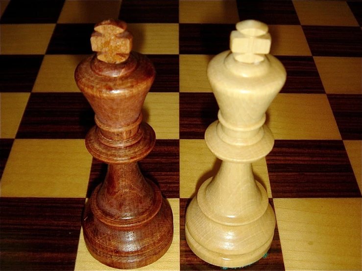 an image of the two large pieces of chess