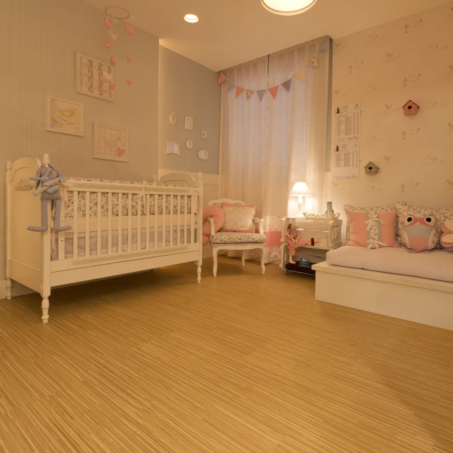 this is an unidentifiable baby's room